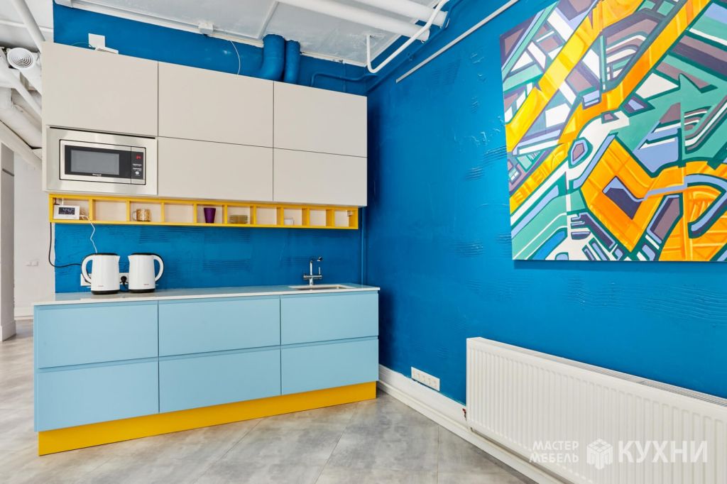 Кухня Арт из крашеного МДФ. Фото 1 Кухня Арт из крашеного МДФ. Фото 1