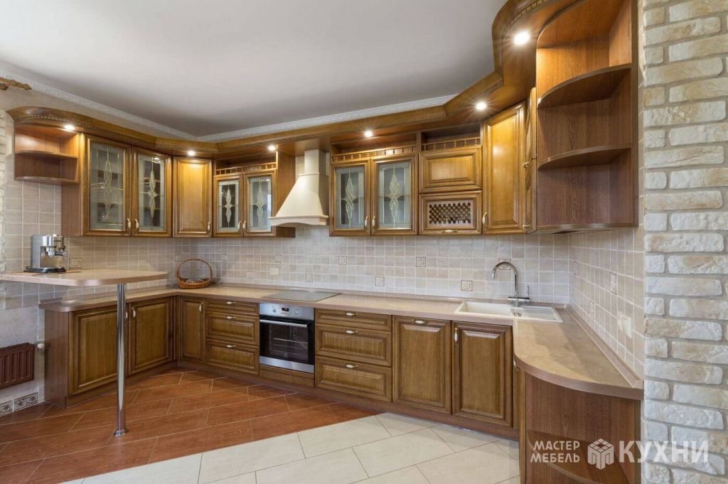 Кухня Норфолк из массива дуба. Фото 1 Кухня Норфолк из массива дуба. Фото 1
