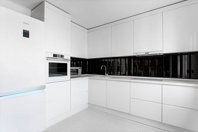 Кухня из крашеного МДФ - Цвет: Белый - 1