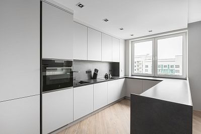 Кухня из пластика - Цвет: Серый - 2