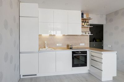 Угловая кухня из акрила - Цвет: Белый - 1