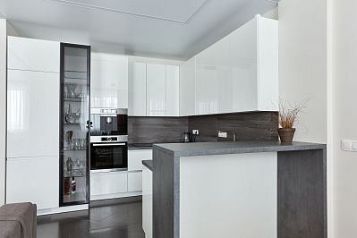 Кухня из пластика - Цвет: Белый - 1