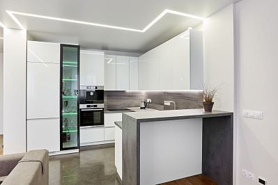 Кухня из пластика - Цвет: Белый - 2